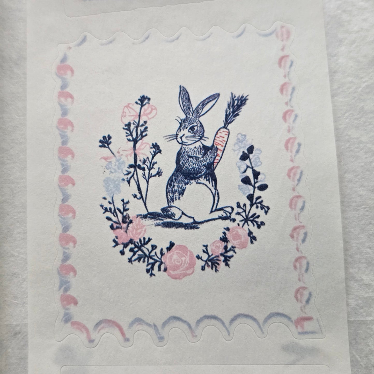 London Gifties Happy Little Stamps kiss-cut raised 3D gloss 6cm wide