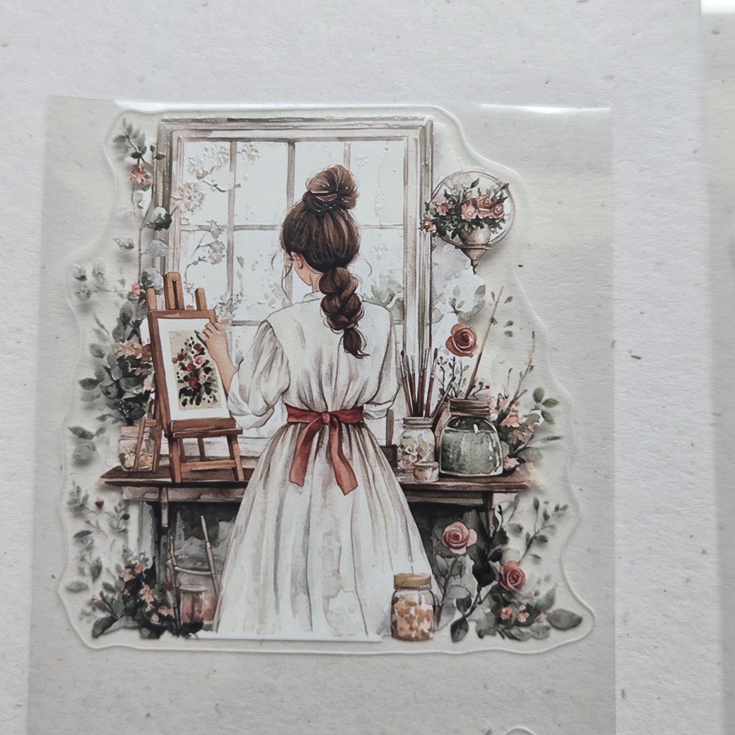 London Gifties Romantic Artist's Life 6cm kiss cut PET tape