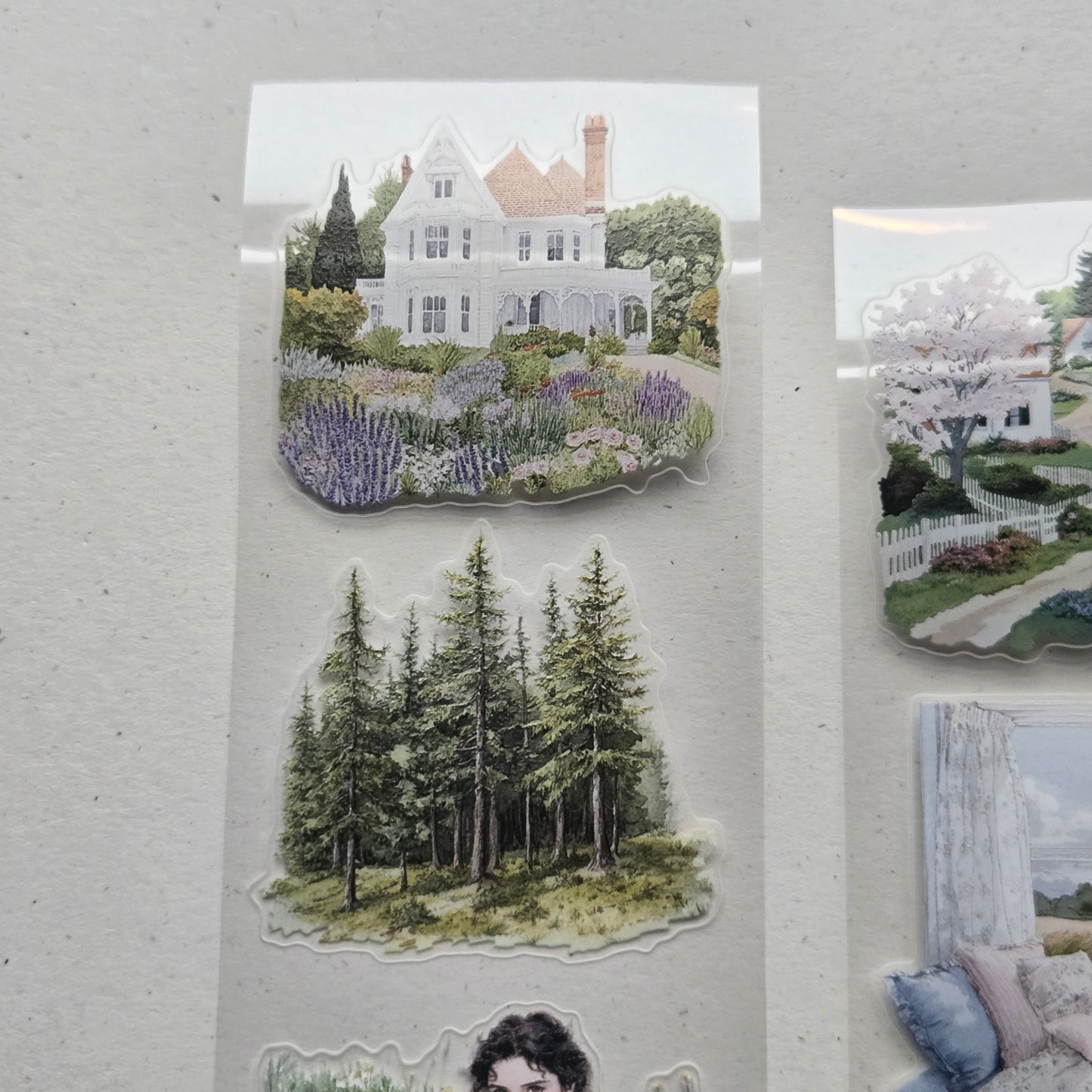 London Gifties A Lazy Day At Cornish Coast 6cm Wide Kiss Cut Ink PET Tape