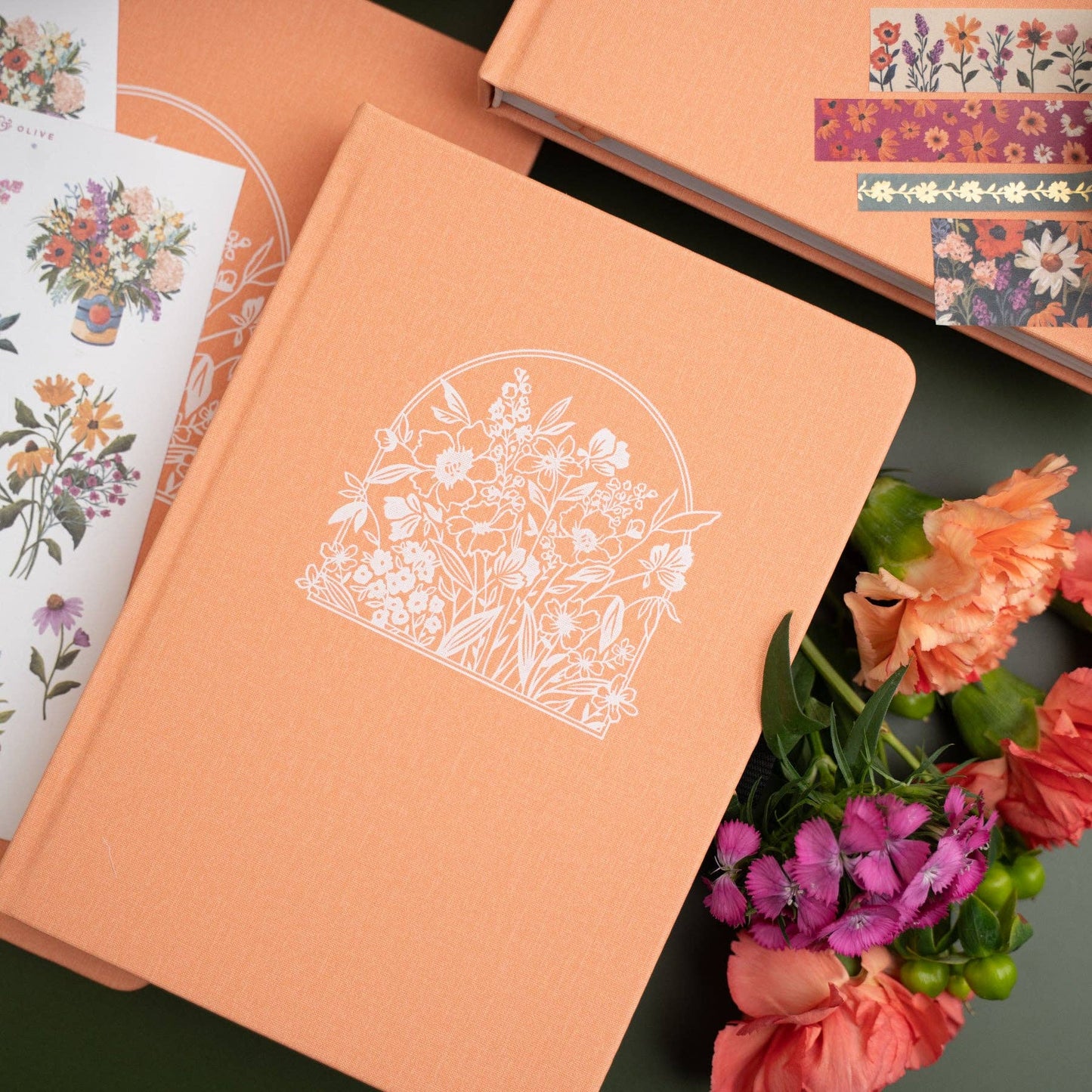 Archer & Olive Wildflowers Framed | Notebook: Dot Grid / B6: 112 Pages
