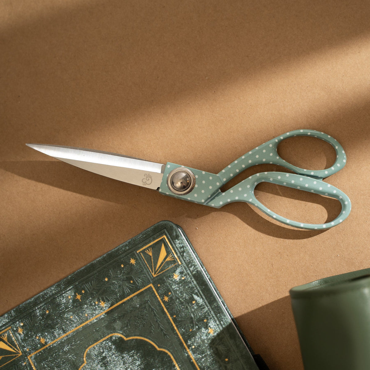 Archer & Olive Advent 2026 8-Inch Polka Dot Scissors