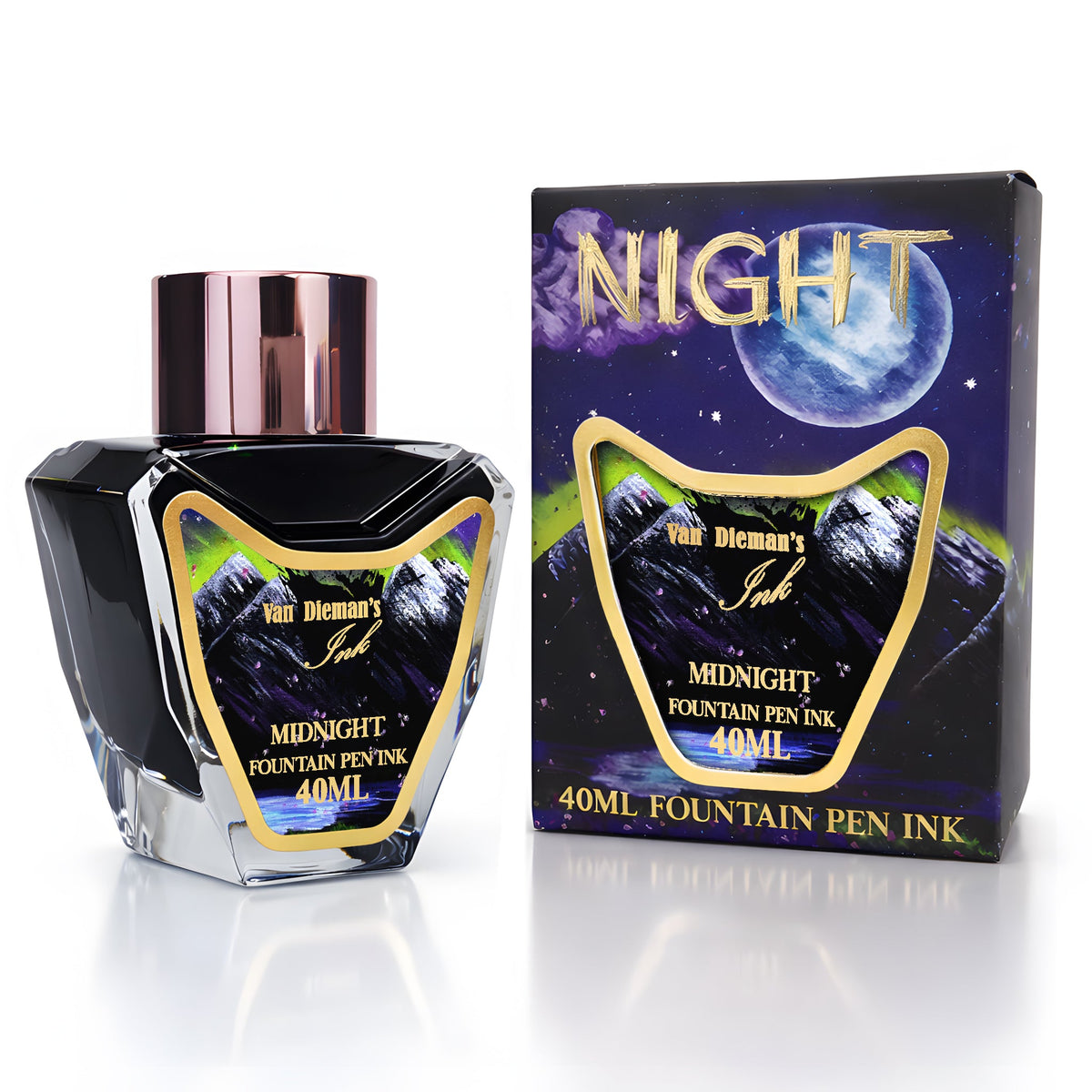 Night - Midnight - 4ml Fountain Pen Ink Sample