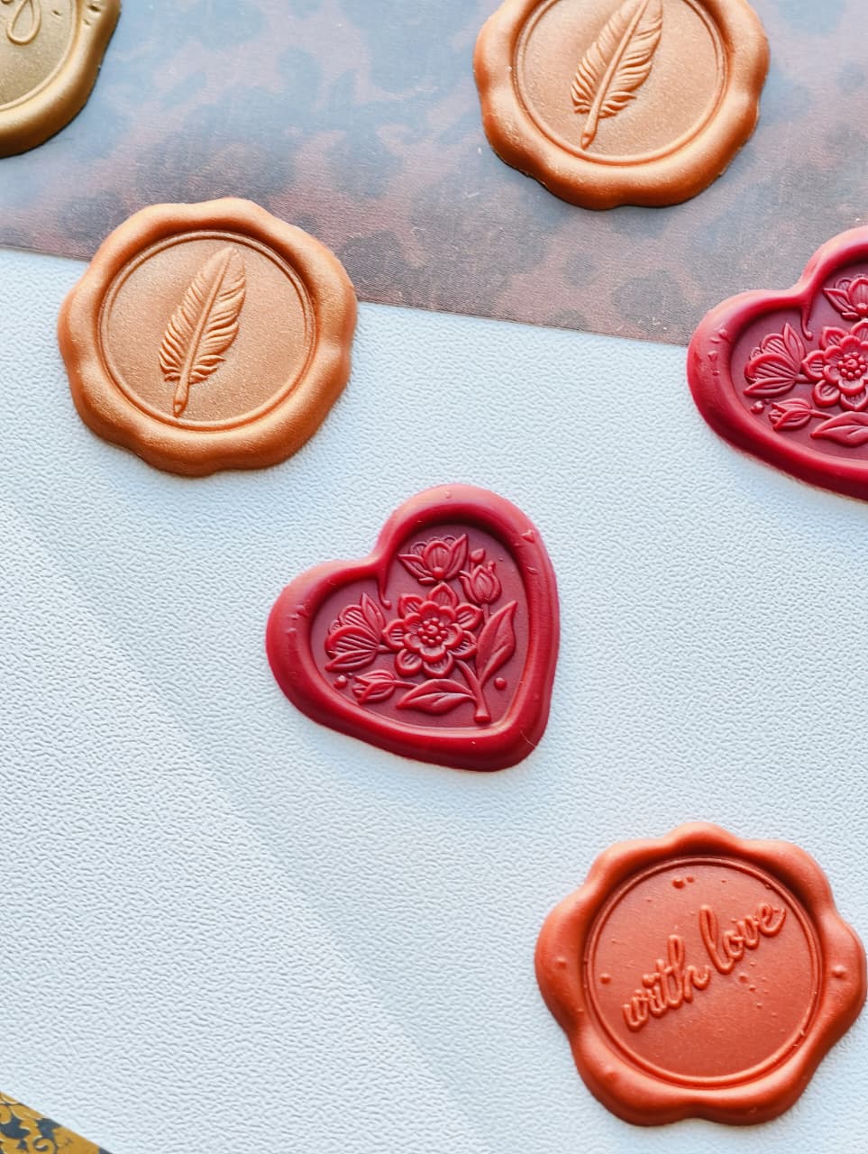The Secret Archives Wax Seal Stickers