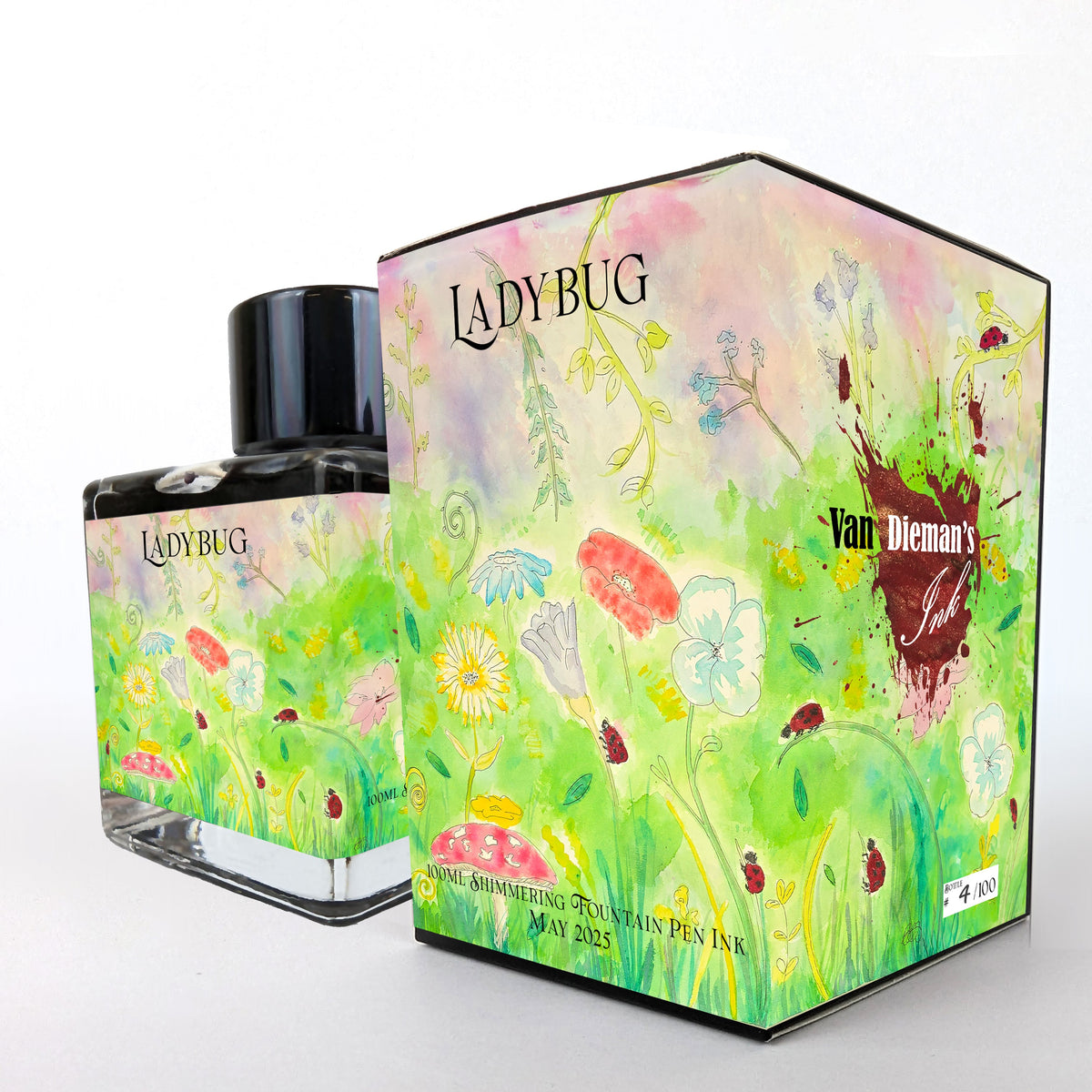 2025 Ink of the Month - Ladybug - 4ml Fountain Pen Ink Sample