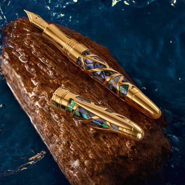 Laban Oceana Abalone Skeleton Fountain pen