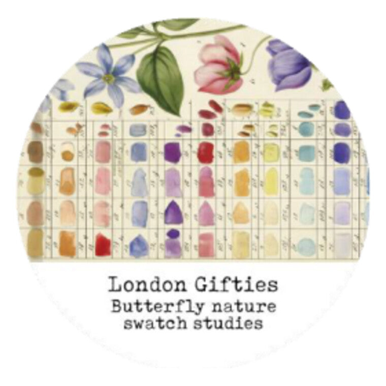 London Gifties Butterfly Nature Swatch Studies 2cm Washi Tape with Holographic Foil