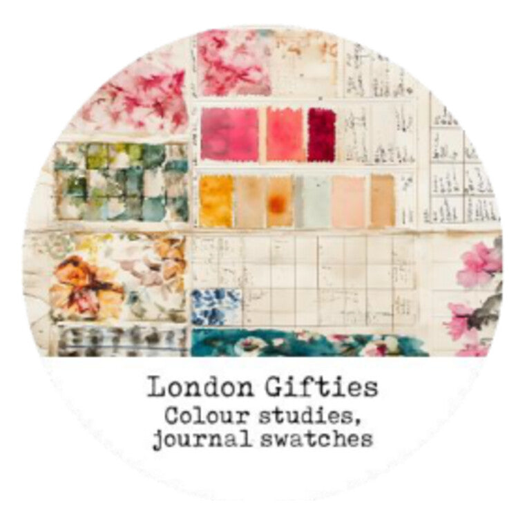 London Gifties Colour Studies, Journal Swatches 2cm Washi Tape with Holographic Foil