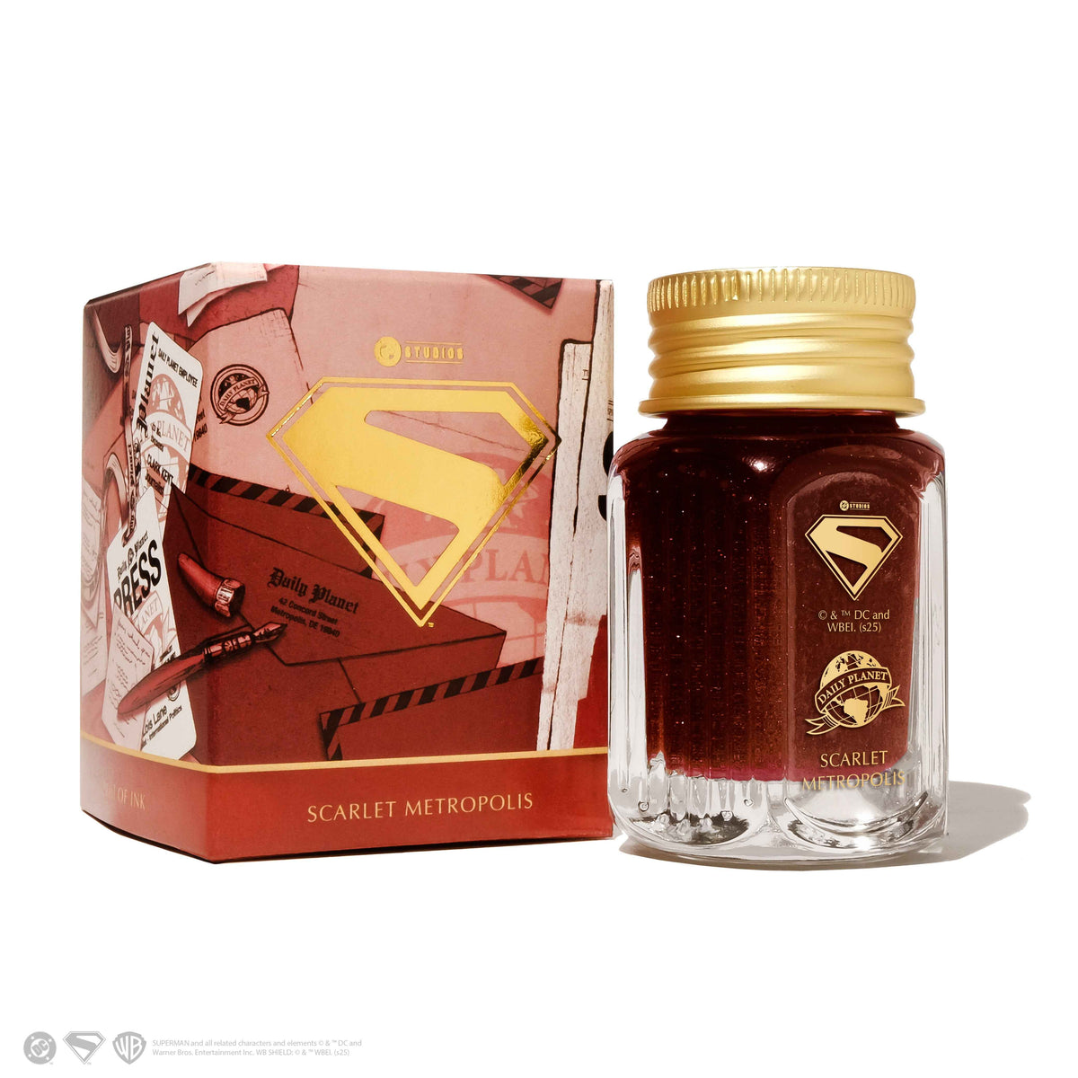 Ferris Wheel Press Superman Scarlet Metropolis 28ml ink bottle