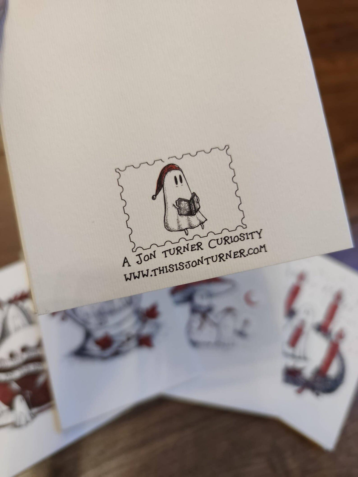Christmas Carol Ghosties holiday card by Jon Turner Illustration