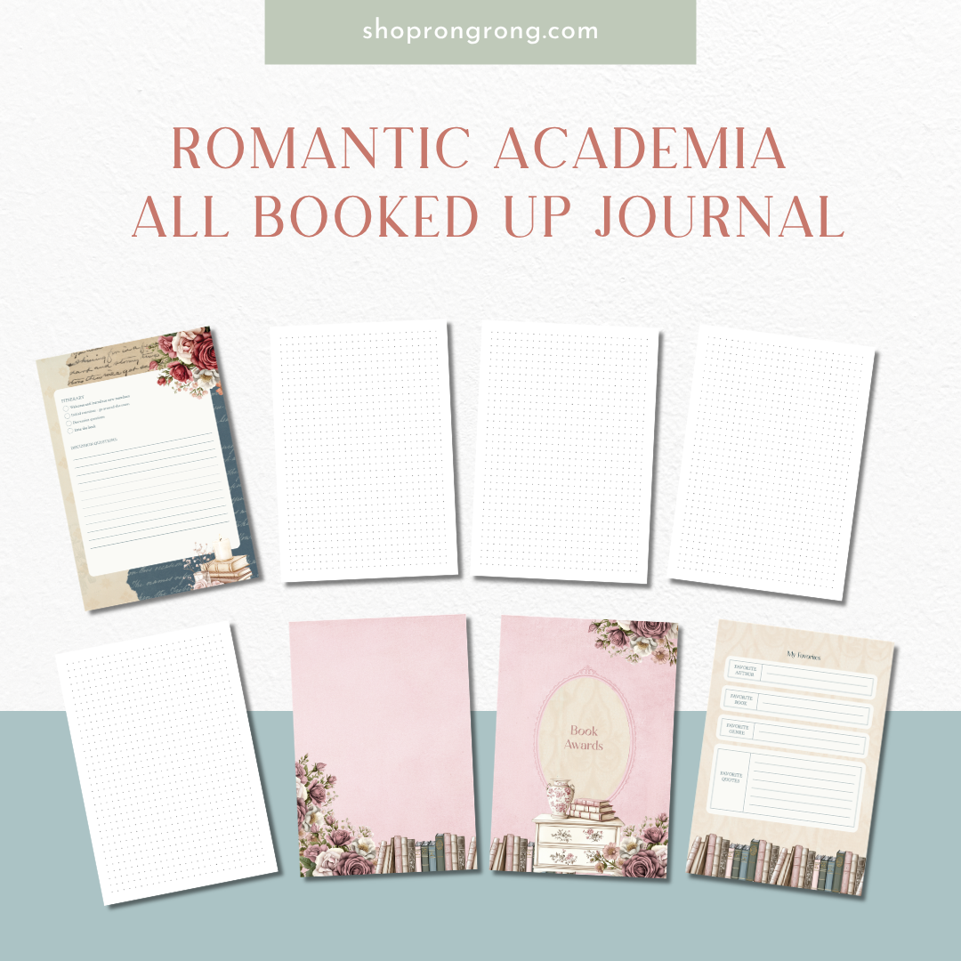 Romantic All Booked Up Reading Journal | A5 | 120 gsm