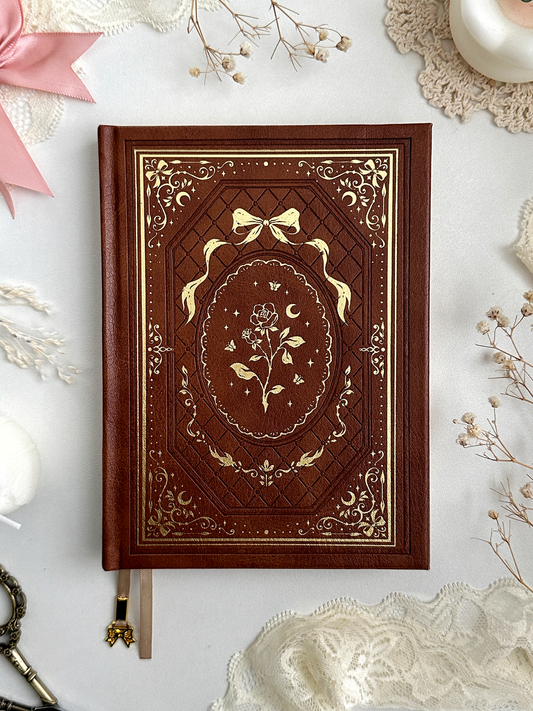 Leela B6 rose spell book dot grid
