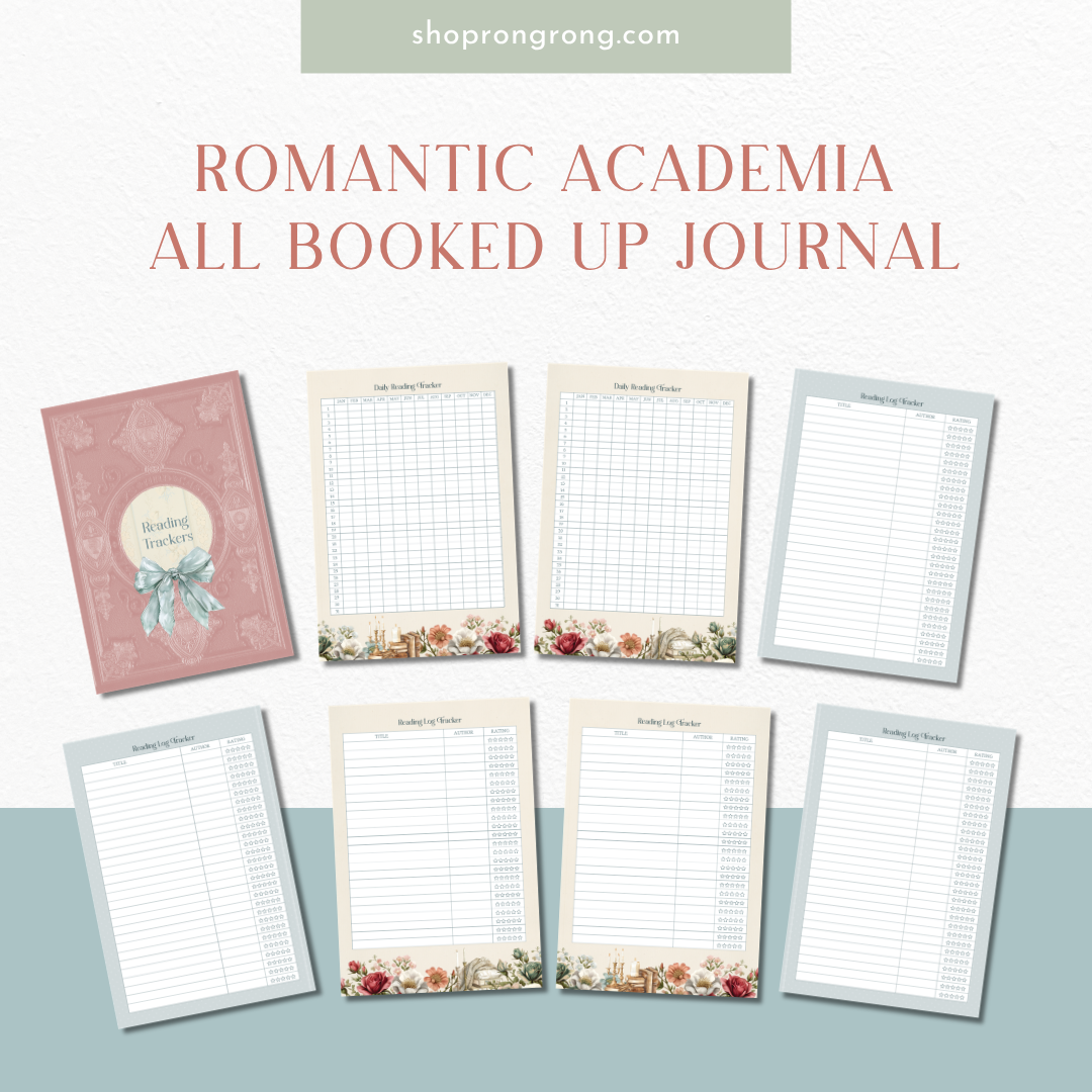 Romantic All Booked Up Reading Journal | A5 | 120 gsm