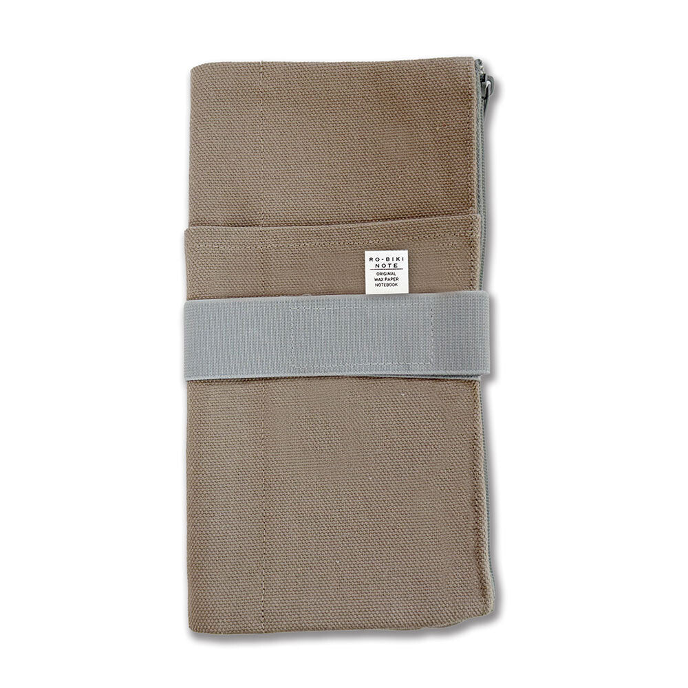 Yamamoto RO-BIKI NOTE CANVAS COVER Clay Beige