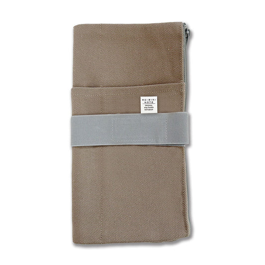 Yamamoto RO-BIKI NOTE CANVAS COVER Clay Beige
