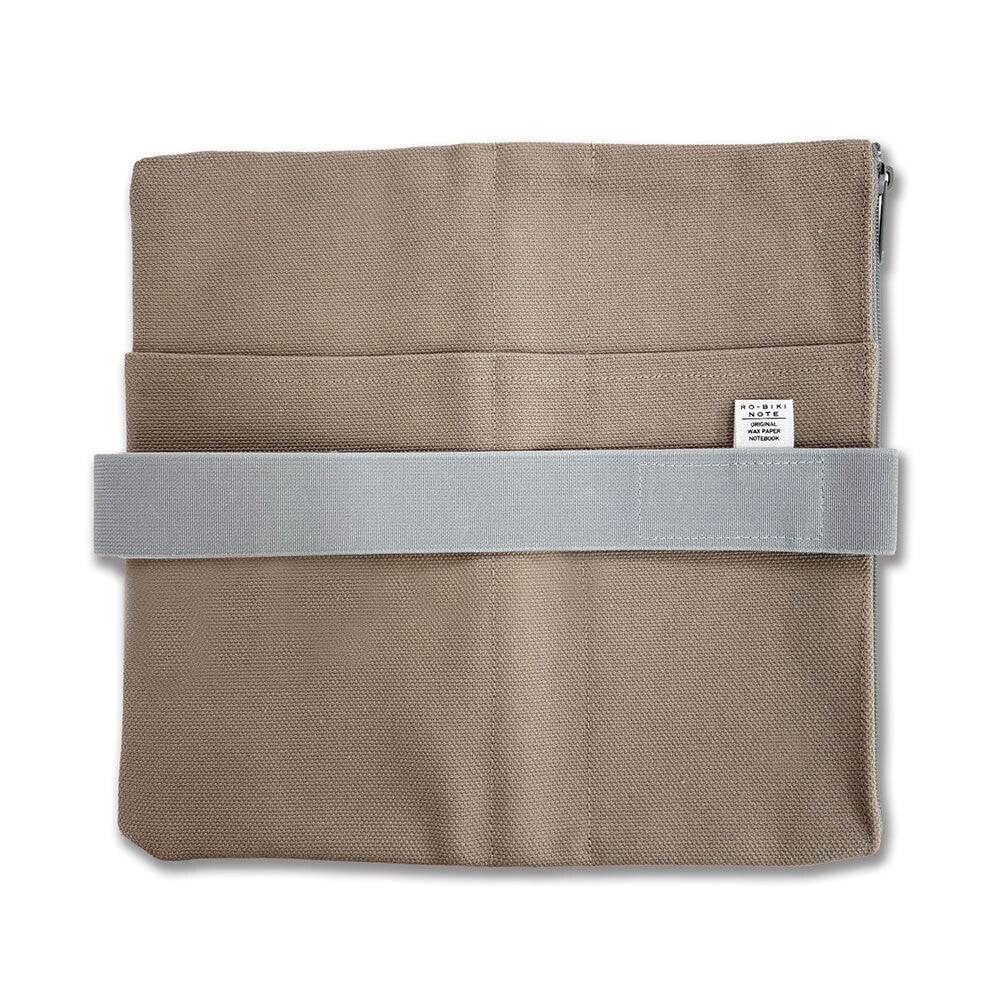 Yamamoto RO-BIKI NOTE CANVAS COVER Clay Beige