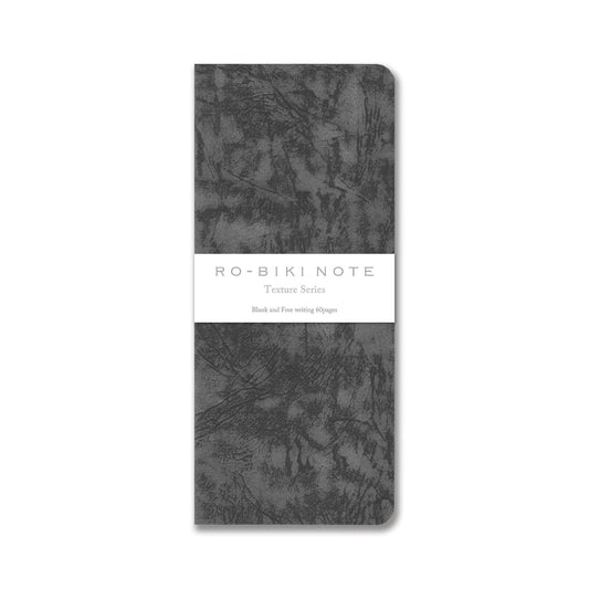 Yamamoto RO-BIKI NOTE TEXTURE SERIES Gin-nezu 3.6" x 8.3" notebook