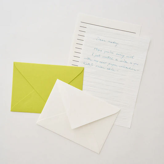 KateJo Onion Skin Letter Set Polka Raid by Dressco