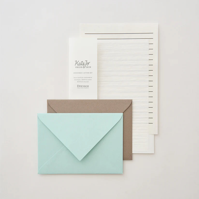 KateJo Onion Skin Letter Set Moffle by Dressco