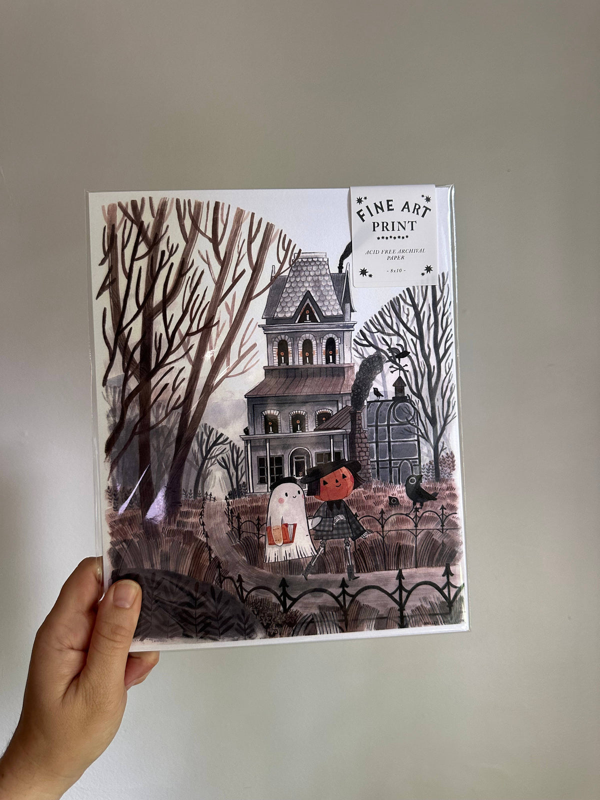 Original Pumpkin and Spice - autumn - dark academia - Print