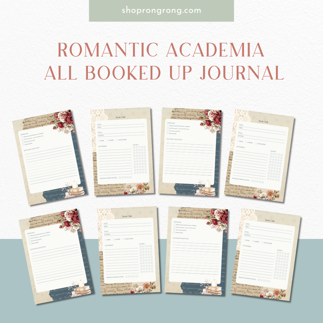 Romantic All Booked Up Reading Journal | A5 | 120 gsm