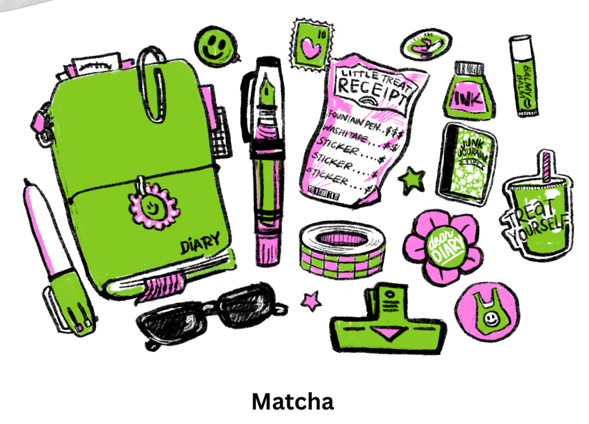 Flynn Craft House Art Essentials canvas pencil pouch - Matcha