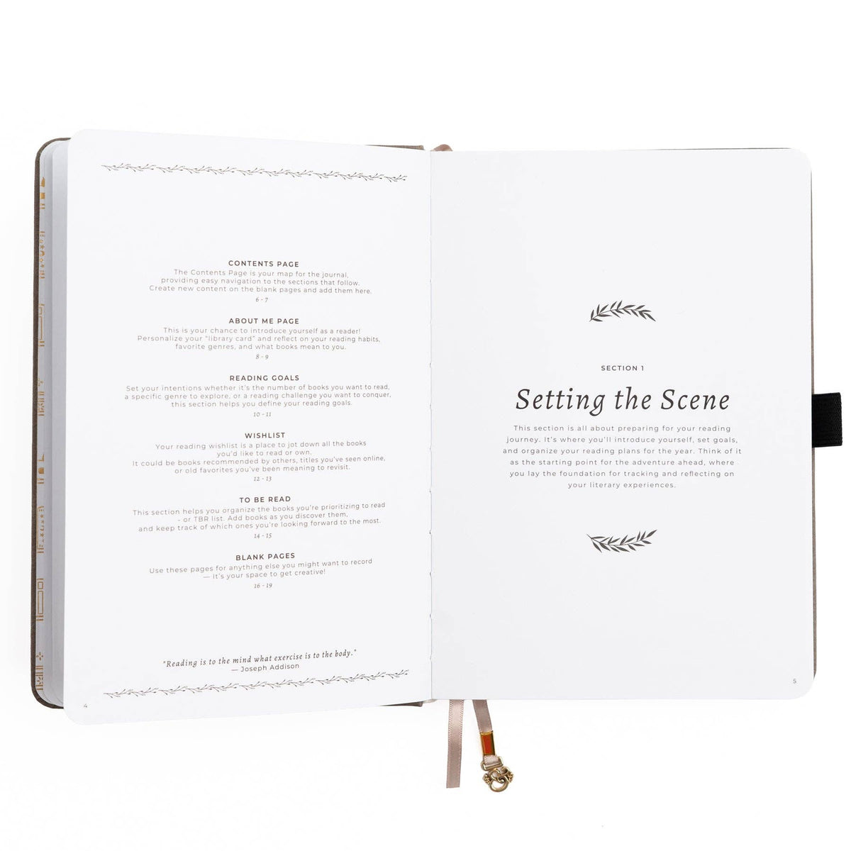 A5 Reading Journal: Books of Beauty