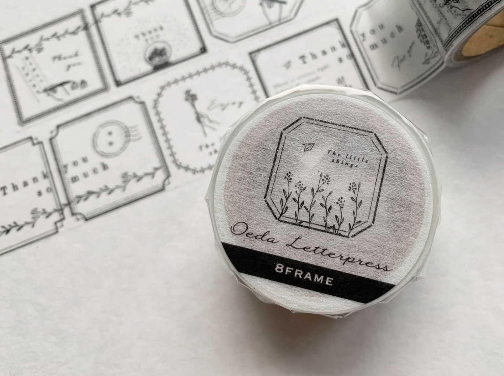 Oeda Letterpress Washi Tape - 8 Frame