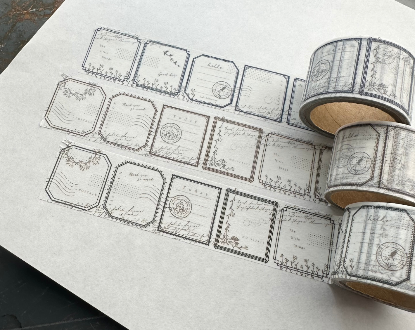 Oeda Letterpress Washi Tape Mellow