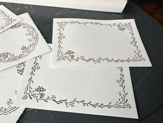 Oeda Letterpress Label Book Sample Pack
