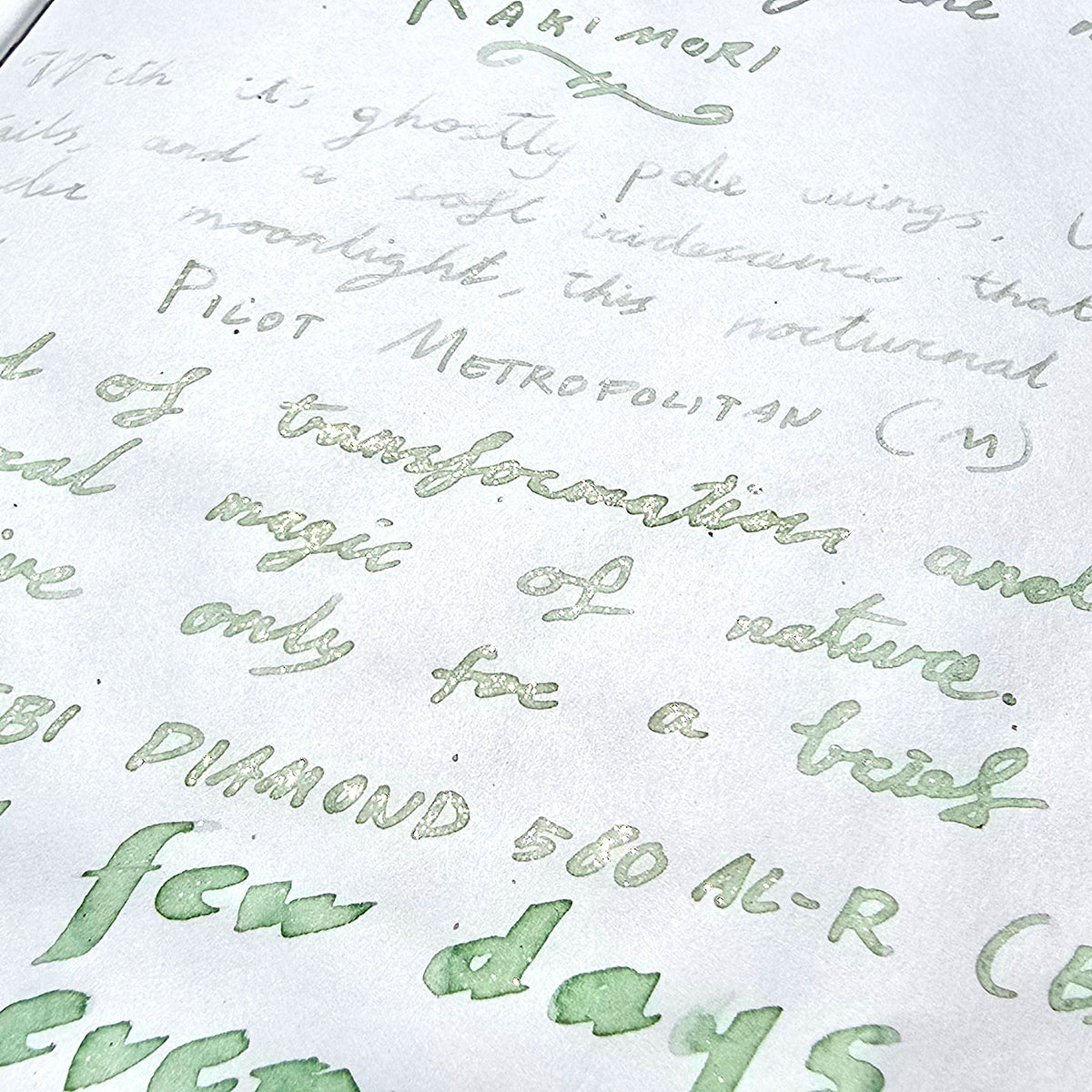 2025 Ink of the Month - Luna Moth - 4ml Fountain Pen Ink Sample