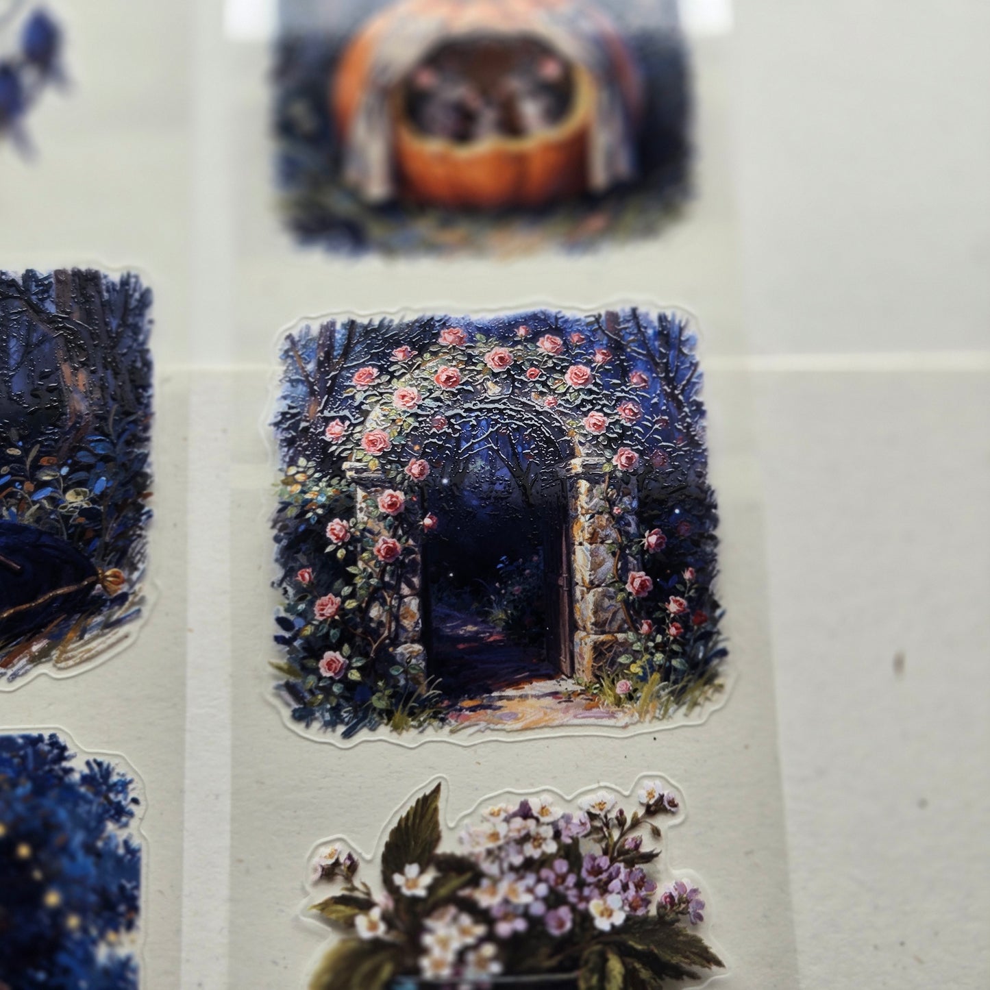 London Gifties Midnight Fairytale Forest Tea 6cm kiss cut PET tape