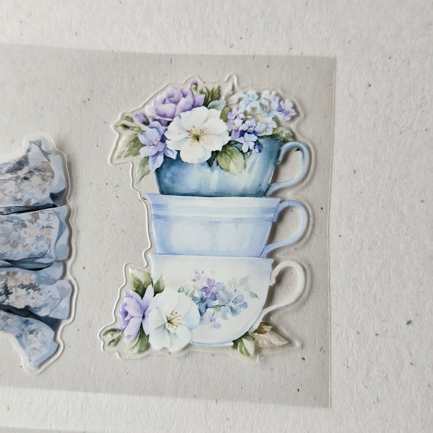 London Gifties The Colour of Forget-Me-Nots Time 7cm kiss cut PET tape