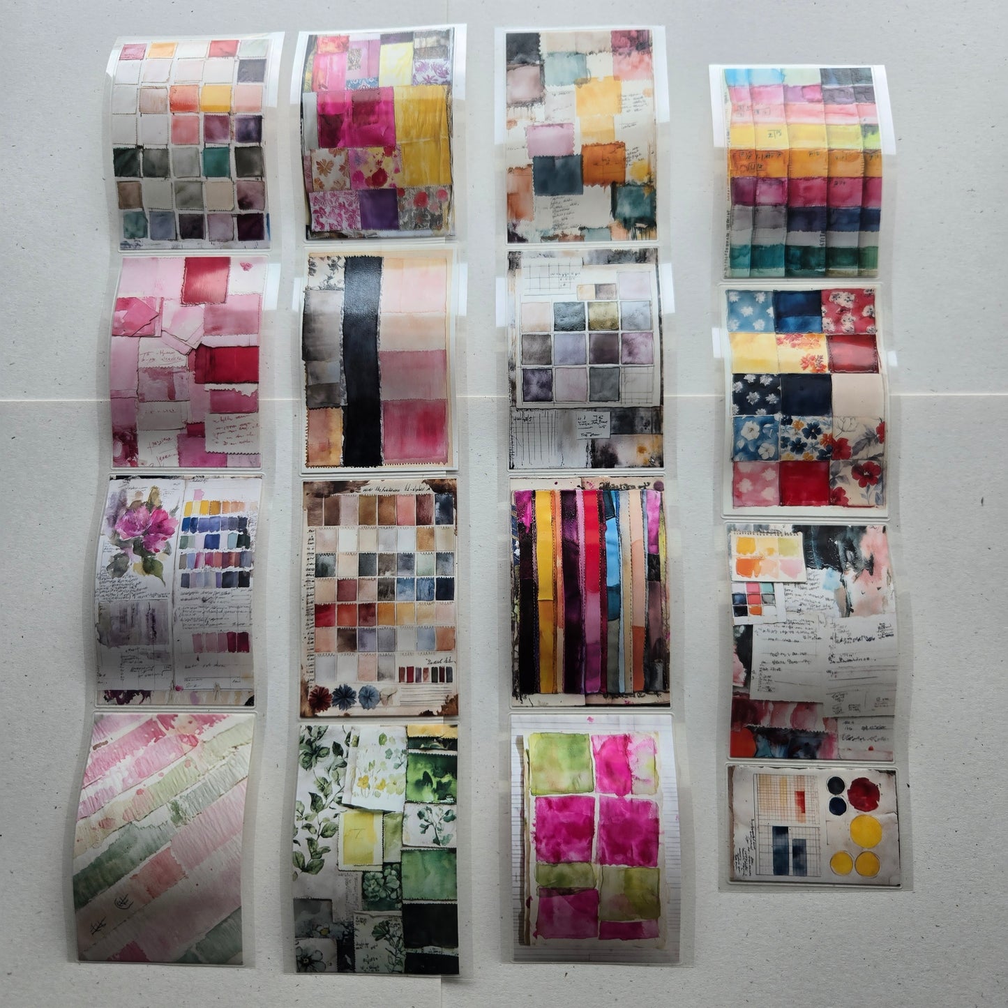 London Gifties Fabric Journal Swatches 6cm kiss cut PET tape