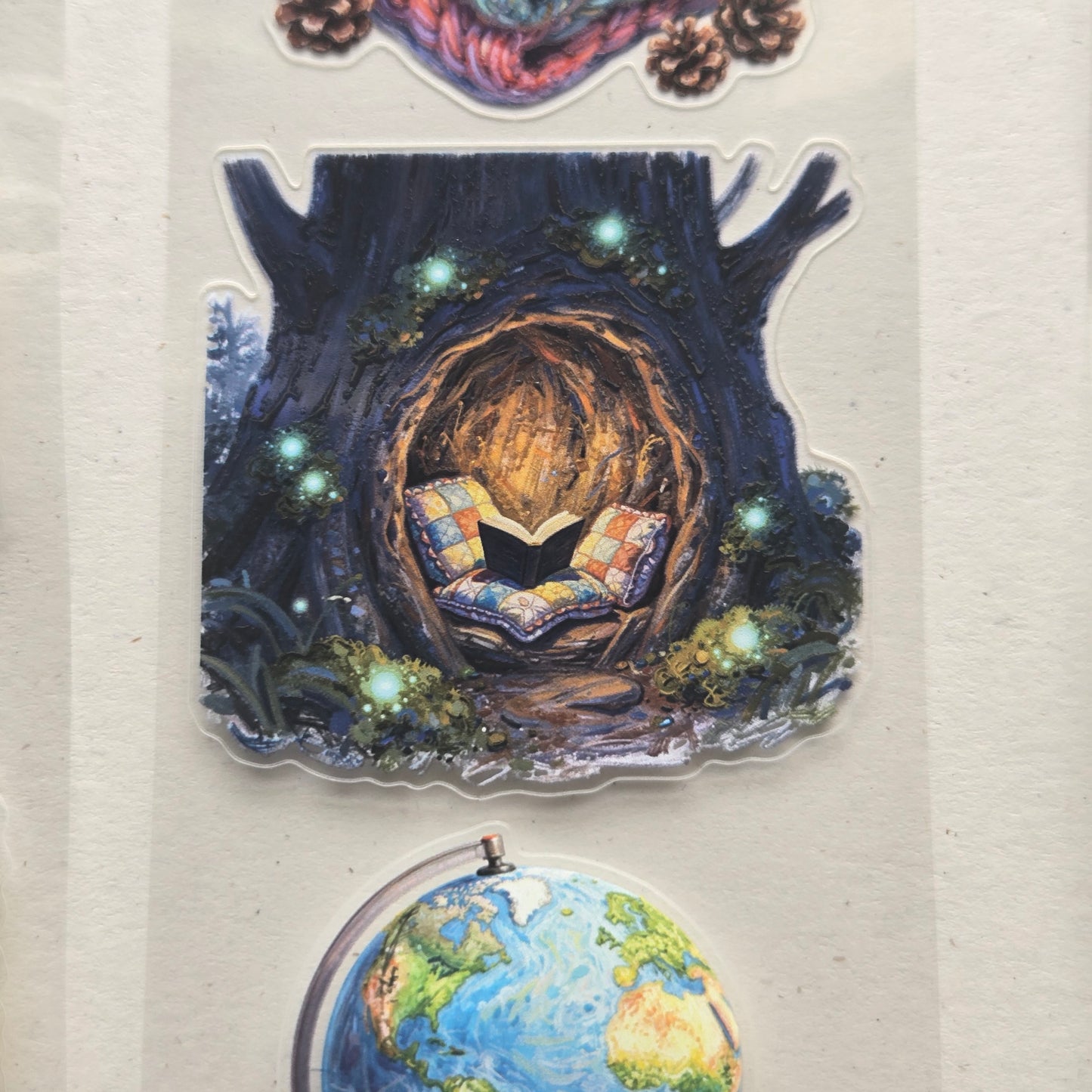 London Gifties Summer Village Reading Time 6cm kiss cut PET tape