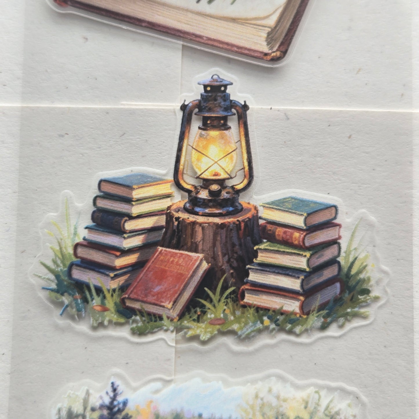 London Gifties Summer Village Reading Time 6cm kiss cut PET tape