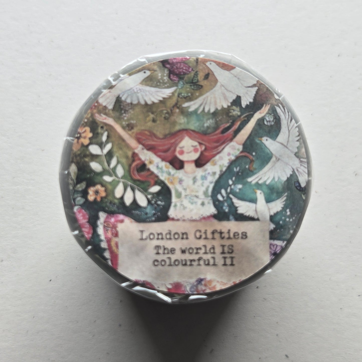 London Gifties The World is Colourful Too 6cm kiss cut PET tape