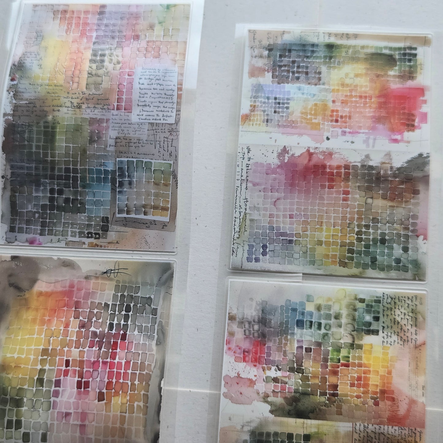 London Gifties Watercolour Swatches II 7cm kiss cut PET tape