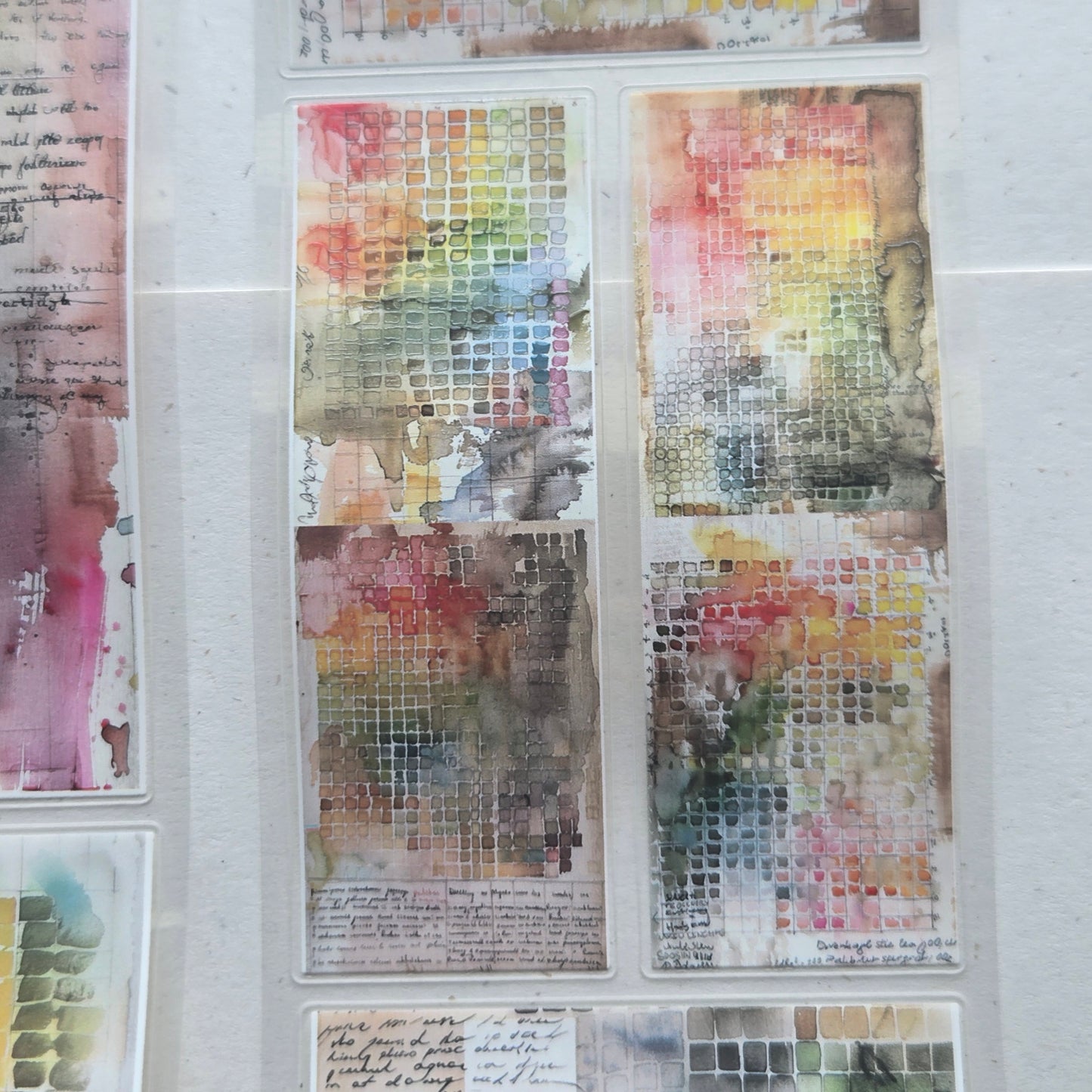 London Gifties Watercolour Swatches II 7cm kiss cut PET tape