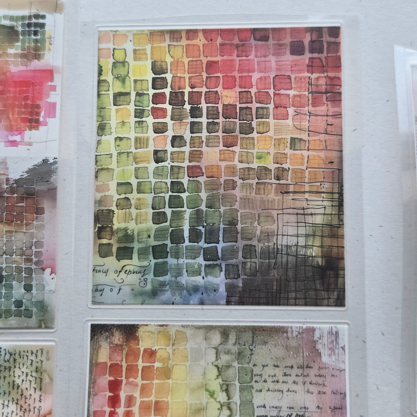 London Gifties Watercolour Swatches II 7cm kiss cut PET tape