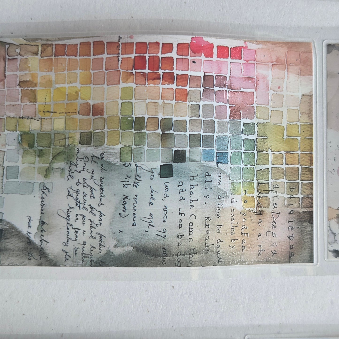 London Gifties Watercolour Swatches II 7cm kiss cut PET tape