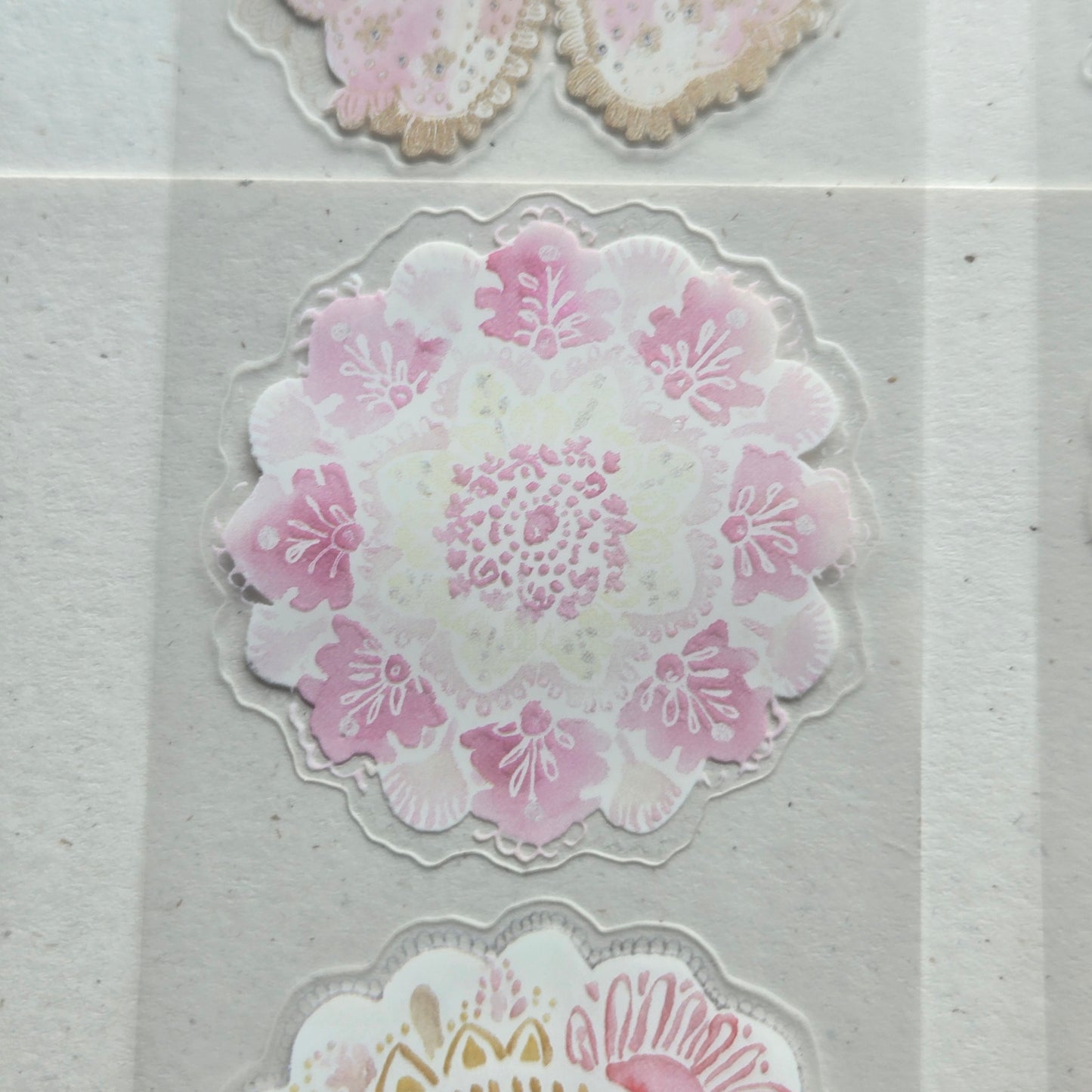 London Gifties Blush Lace & Details 6cm kiss cut PET tape