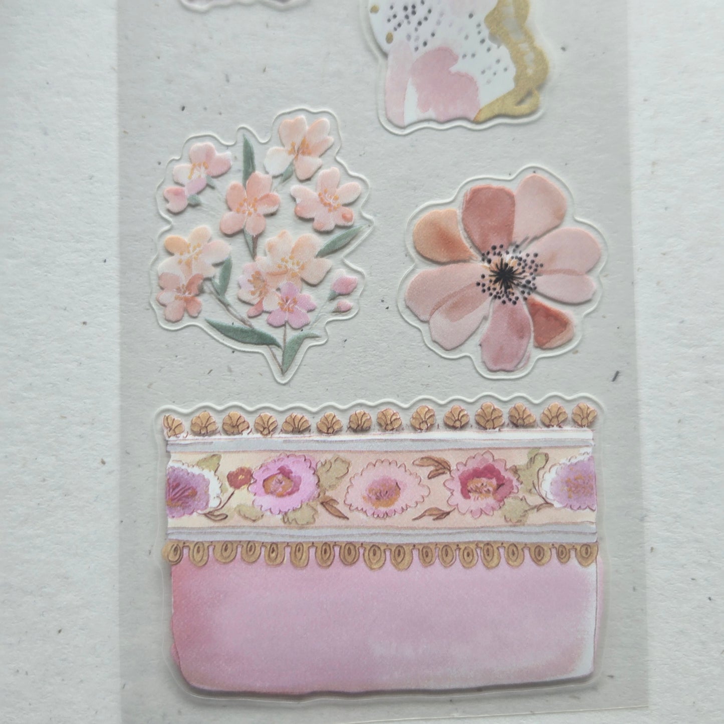 London Gifties Blush Lace & Details 6cm kiss cut PET tape