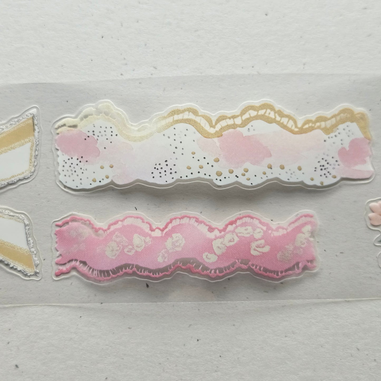 London Gifties Blush Lace & Details 6cm kiss cut PET tape