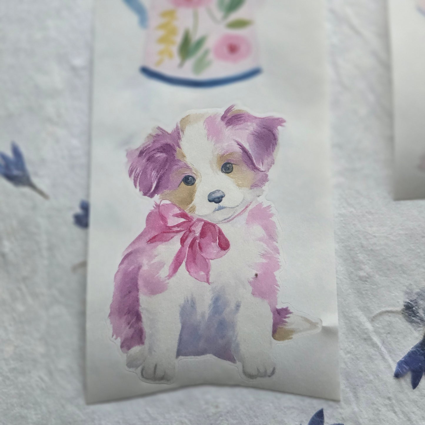 London Gifties Bright Cottage Farm Garden Stamps kiss-cut raised 3D gloss 6cm wide