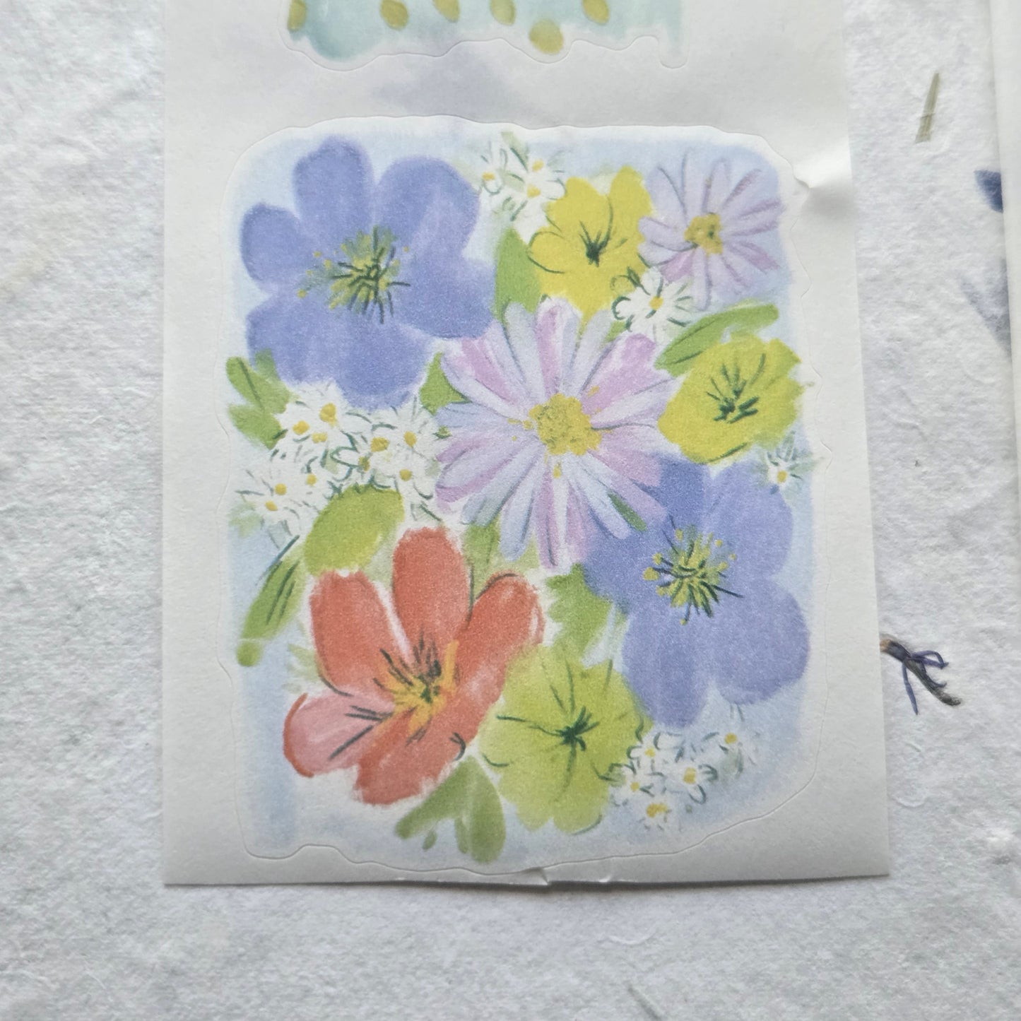 London Gifties Bright Cottage Farm Garden Stamps kiss-cut raised 3D gloss 6cm wide