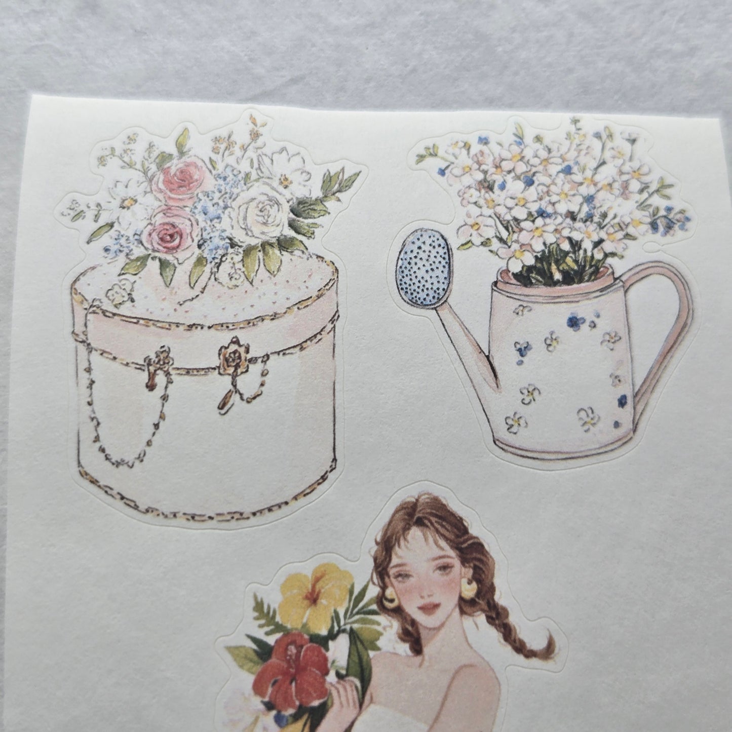 London Gifties Floral Notes of Lifestyle kiss-cut raised 3D gloss 7cm wide
