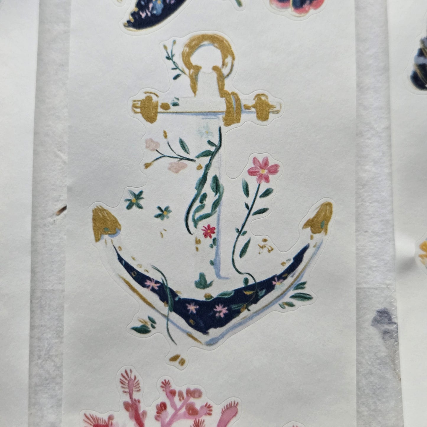 London Gifties Coastal Joys at the Beach Stamps kiss-cut raised 3D gloss 6cm wide