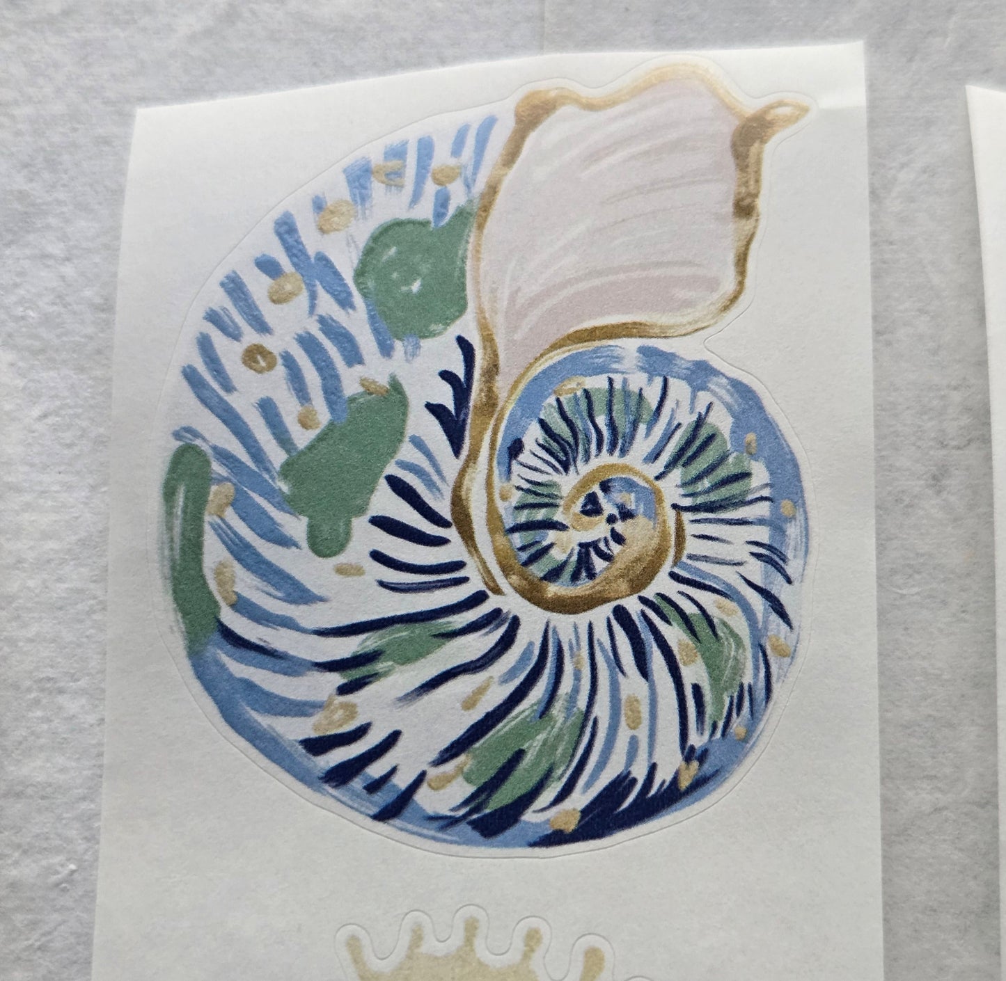 London Gifties Coastal Joys at the Beach Stamps kiss-cut raised 3D gloss 6cm wide