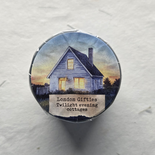 London Gifties Twilight Evening Cottages 6cm kiss cut PET tape