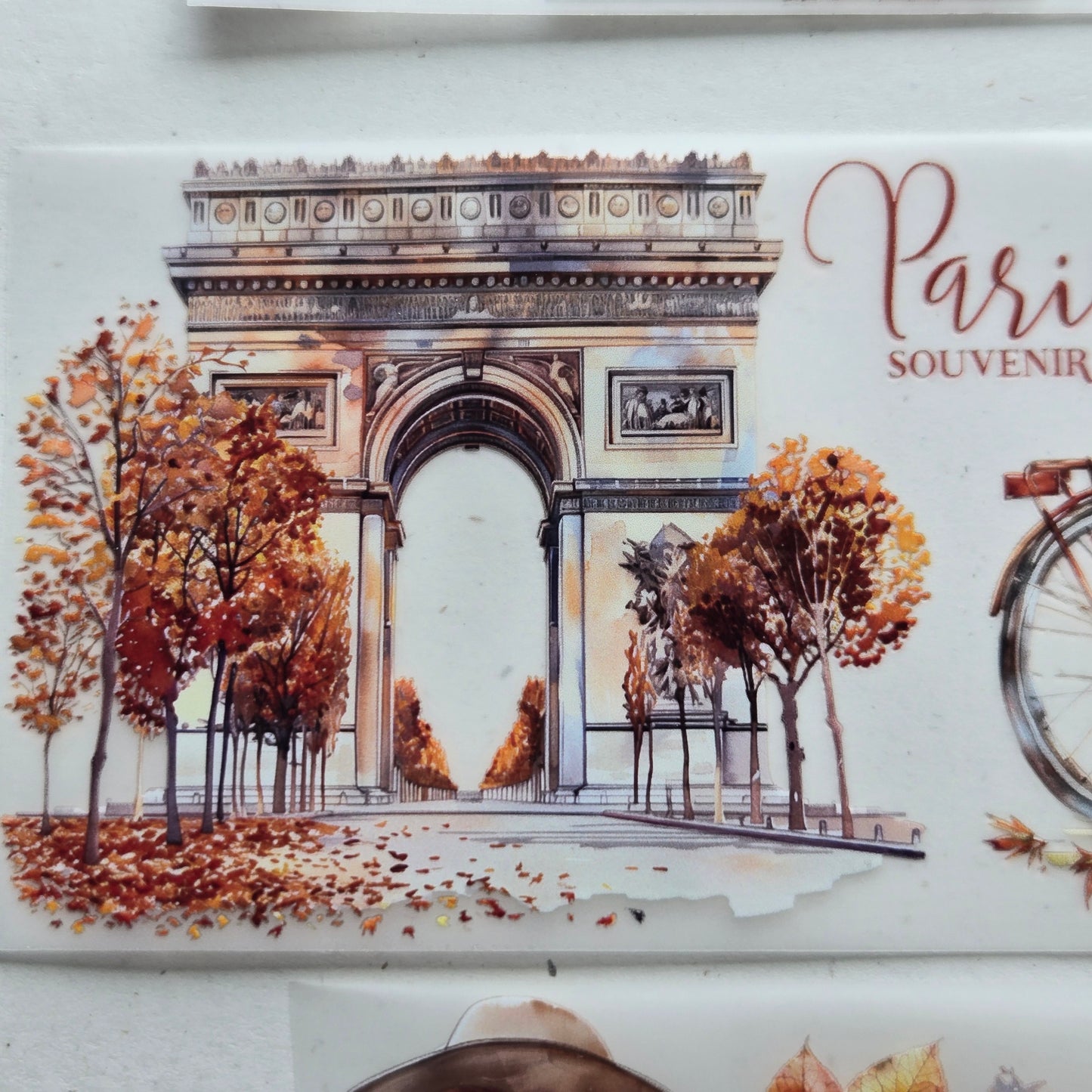 Paris Autumn Stroll PET Tape